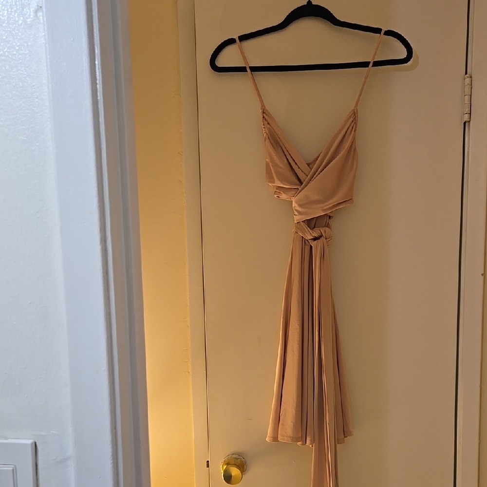 Elegant Tan Dress